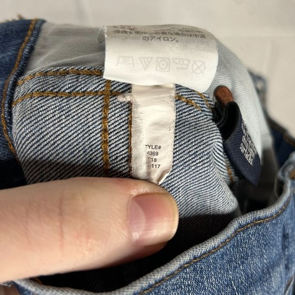 Madewell Womens Size 24 10" High-Rise Skinny Button Fly Drop Hem Edition Jeans - Picture 12 of 12